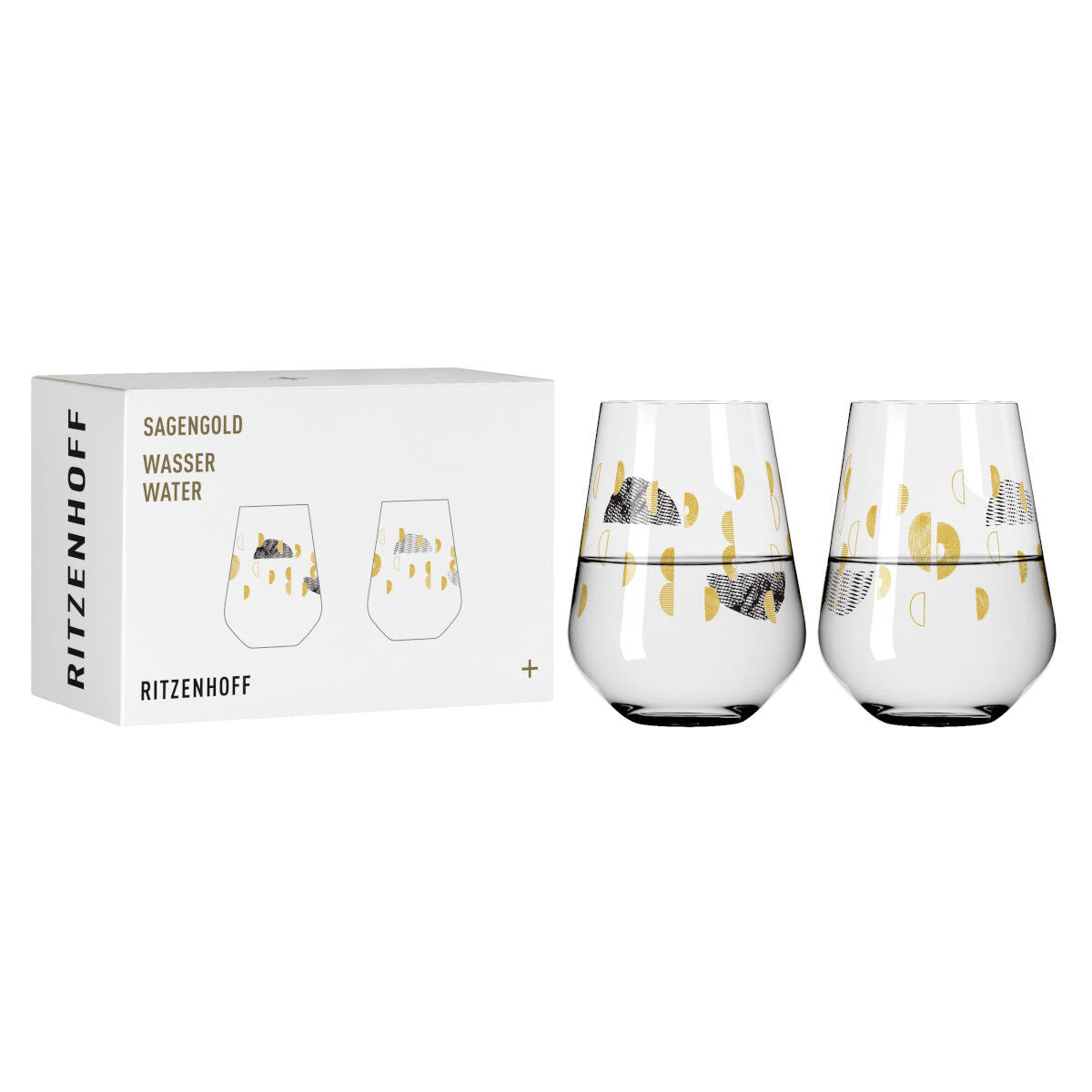Ritzenhoff 3421002 Wasserglas-Set #2 SAGENGOLD Maike Schönebeck 2022