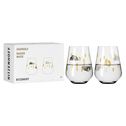 Ritzenhoff 3421002 Wasserglas-Set #2 SAGENGOLD Maike Schönebeck 2022