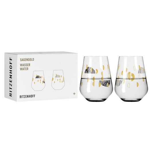 Ritzenhoff 3421002 Wasserglas-Set #2 SAGENGOLD Maike Schönebeck 2022