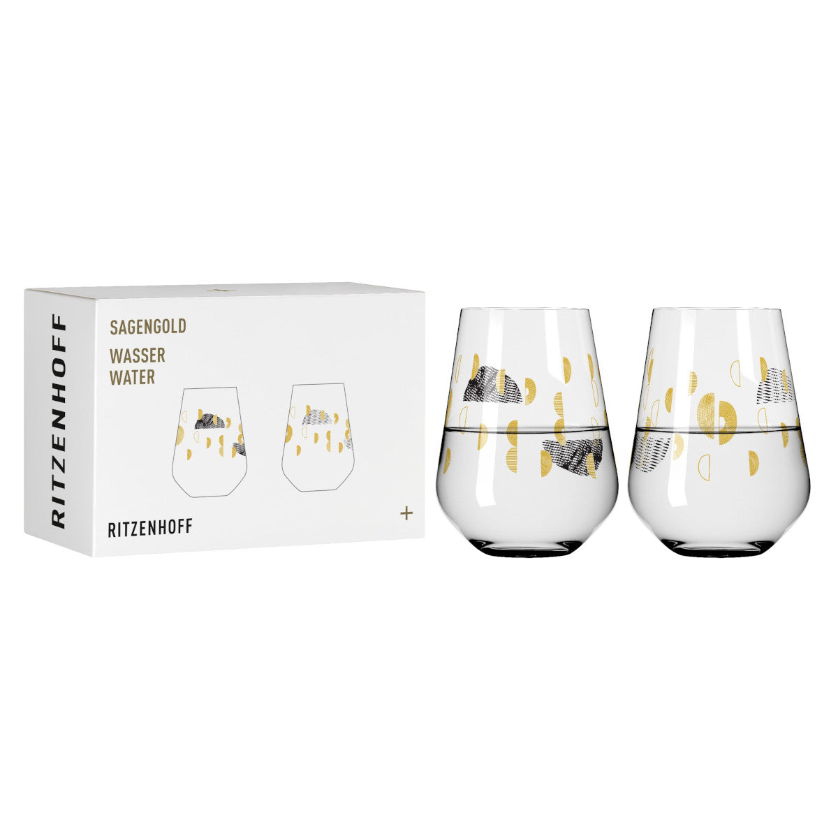 Ritzenhoff 3421002 Wasserglas-Set #2 SAGENGOLD Maike Schönebeck 2022