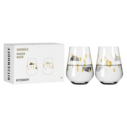 Ritzenhoff 3421002 Wasserglas-Set #2 SAGENGOLD Maike Schönebeck 2022