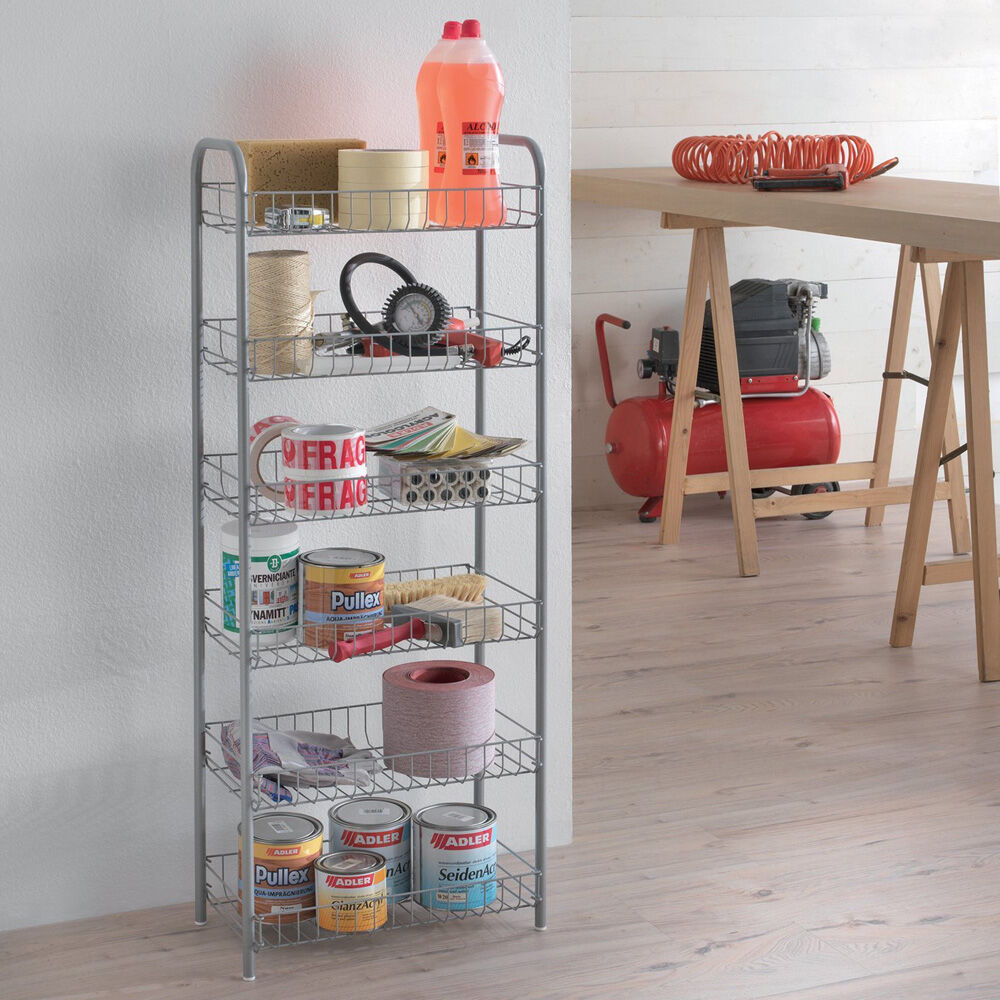 METALTEX 279366080 Monaco Allzweckregal mit 6 Etagen