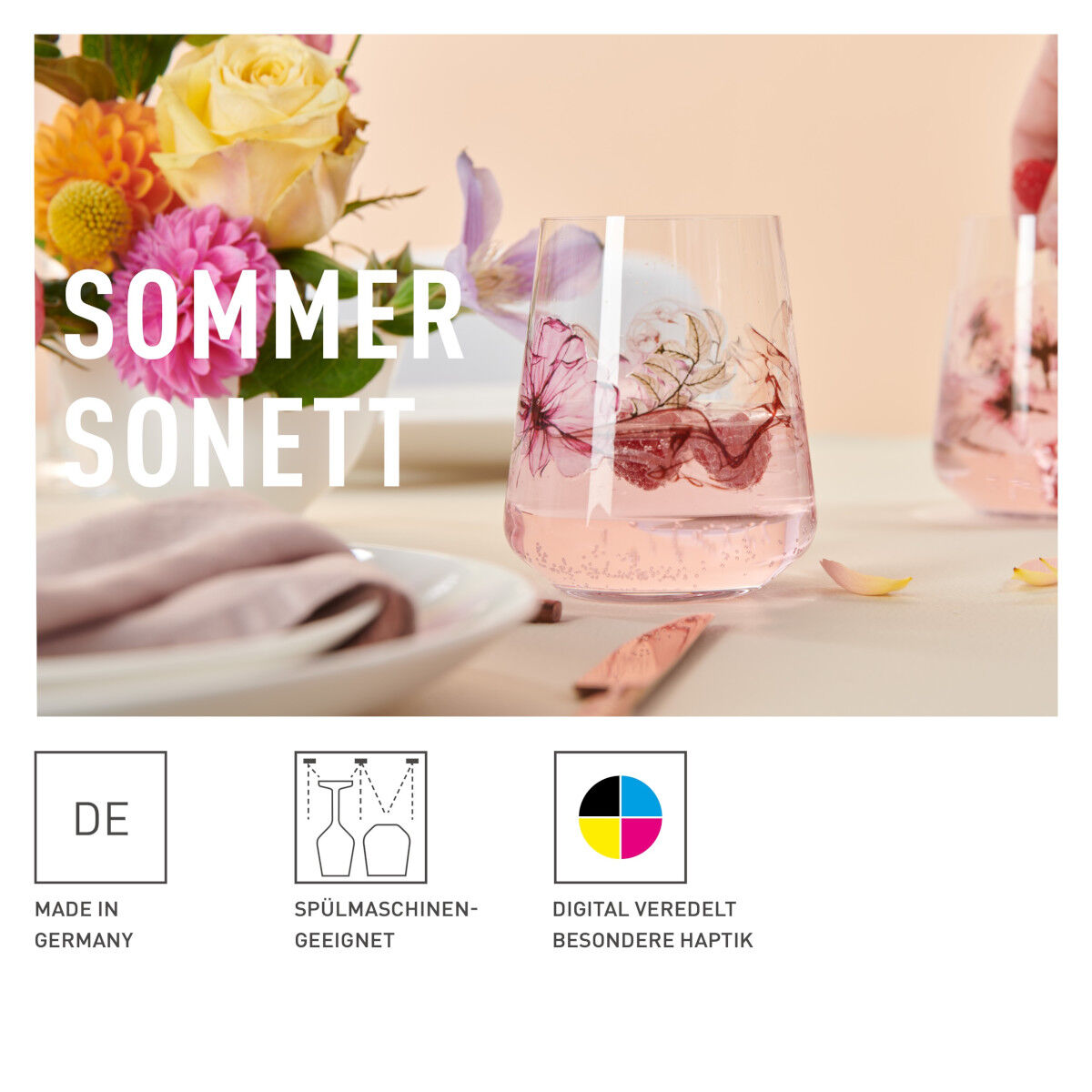 Ritzenhoff 3462001 Universalglas-Set #1, #2 SOMMERSONETT Doro von Rüden und Sonja Eikler 2023