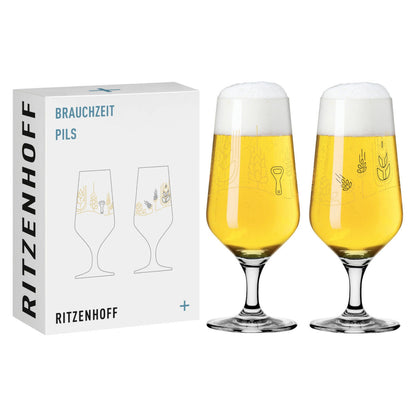 Ritzenhoff 3471006 Bierglas-Set #11, #12 BRAUCHZEIT Sonja Eikler 2024