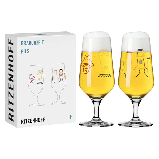 Ritzenhoff 3471007 Bierglas-Set #13, #14 BRAUCHZEIT Ritzenhoff Design Team 2024