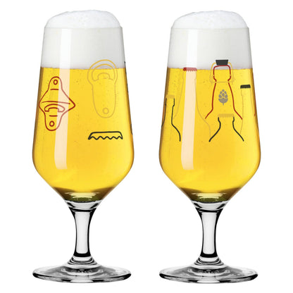 Ritzenhoff 3471007 Bierglas-Set #13, #14 BRAUCHZEIT Ritzenhoff Design Team 2024