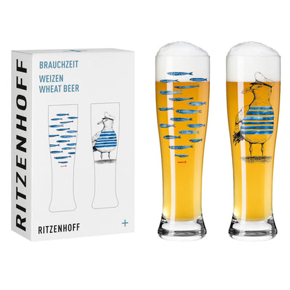 Ritzenhoff 3481007 Weizenbierglas-Set #7 BRAUCHZEIT Daniela Garreton 2022