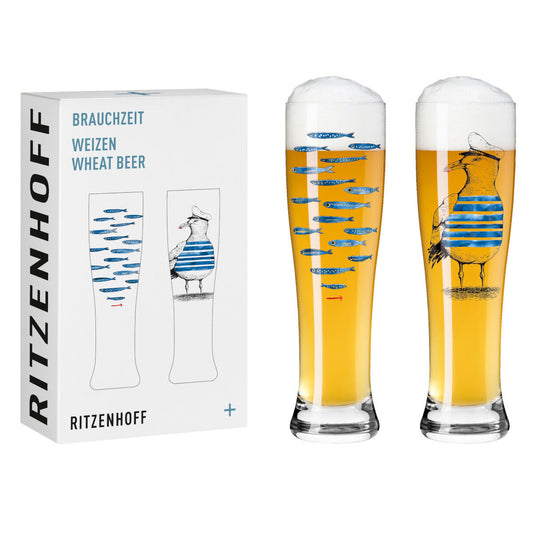 Ritzenhoff 3481007 Weizenbierglas-Set #7 BRAUCHZEIT Daniela Garreton 2022