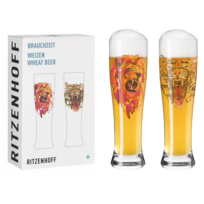Ritzenhoff 3481011 BRAUCHZEIT Weizenbierglas 2er Set #21, #22 Justin Maller 2024