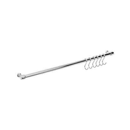 METALTEX 350305 Lonardo Relingleiste 58 cm, mit 6 Haken / Relingsystem