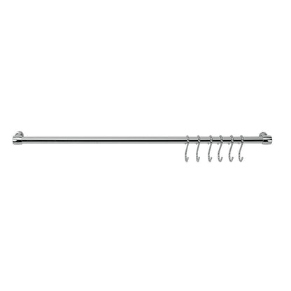 METALTEX 350305 Lonardo Relingleiste 58 cm, mit 6 Haken / Relingsystem