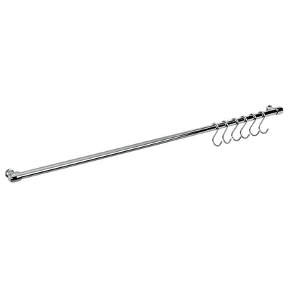 METALTEX 350307 Lonardo Relingleiste 78 cm, mit 6 Haken / Relingsystem