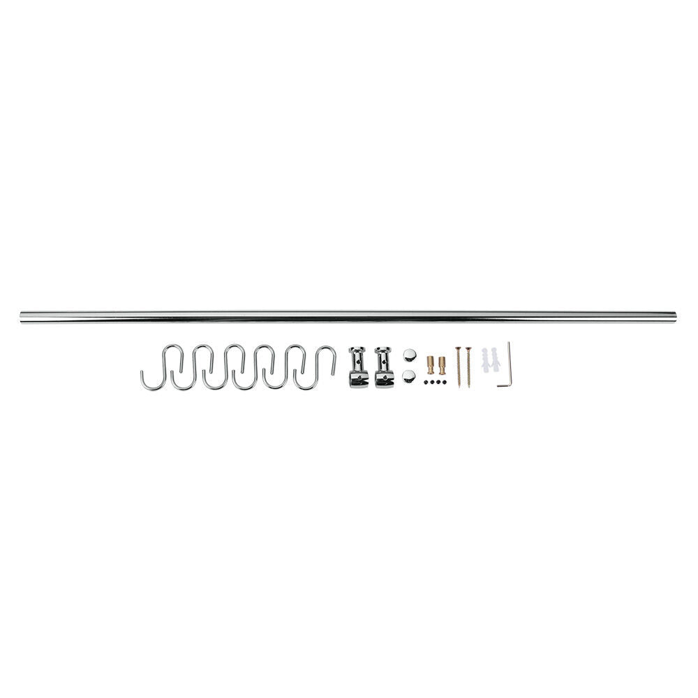 METALTEX 350307 Lonardo Relingleiste 78 cm, mit 6 Haken / Relingsystem