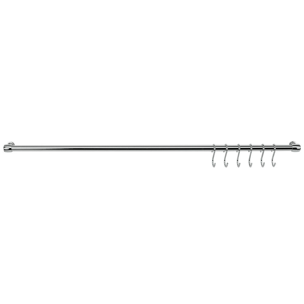 METALTEX 350307 Lonardo Relingleiste 78 cm, mit 6 Haken / Relingsystem