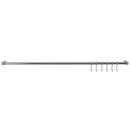 METALTEX 350307 Lonardo Relingleiste 78 cm, mit 6 Haken / Relingsystem