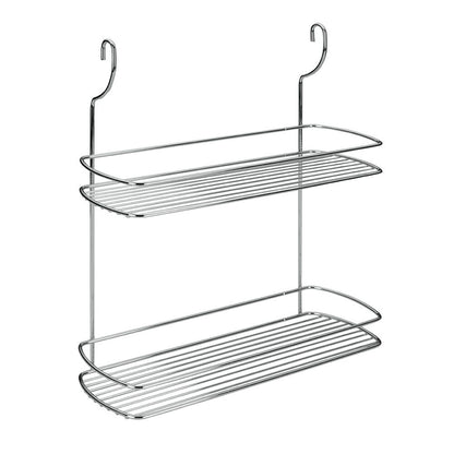 METALTEX 350314 Lonardo Vorratsregal, 2 Etagen / Relingsystem