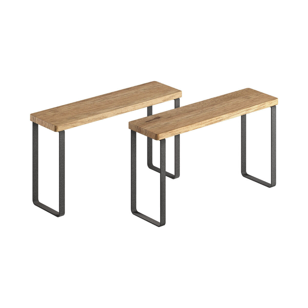 METALTEX 350811000 York LAVA 2er-Set Gewürzregale mit 1 Etage