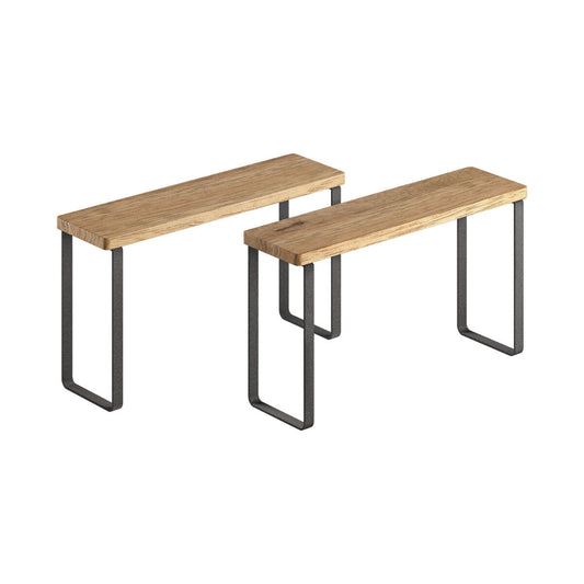 METALTEX 350811000 York LAVA 2er-Set Gewürzregale mit 1 Etage