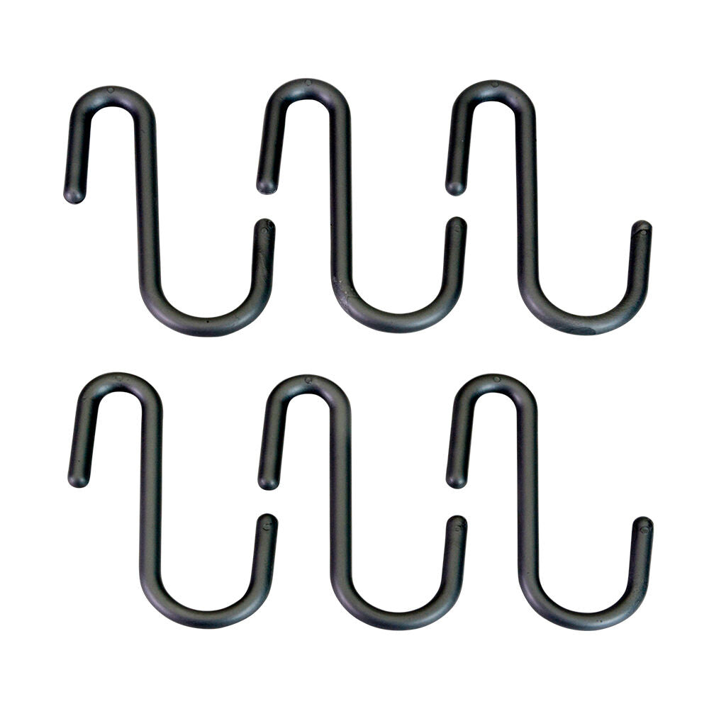 10er SET METALTEX 351708000 City 6er-Set S-Haken Kunststoff / Relingsystem
