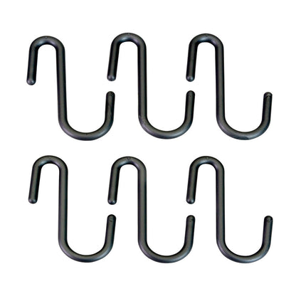 10er SET METALTEX 351708000 City 6er-Set S-Haken Kunststoff / Relingsystem