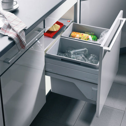 Abfallsorter EURO CARGO S-60/2 / 60 cm Schrankbreite / Hailo 3610-62 / Abfalleimer / Abfallsammler / Mülleimer – Bild 6