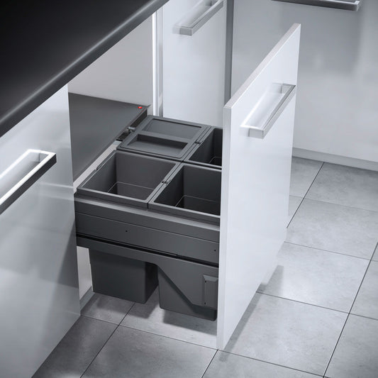 Hailo Abfallsorter Hailo 3610861 AS Cargo 600 13/13/13/13/D / 60 cm Schrankbreite / Abfalltrennsystem – Bild 2