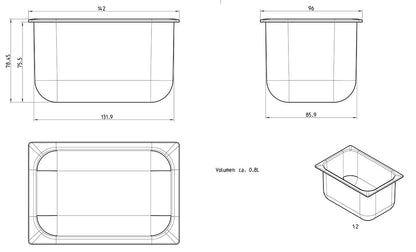 HAILO Utensiliendepot hellgrau für Cargo-Basic, Cargo-Soft, Triple-XL / Zubehör