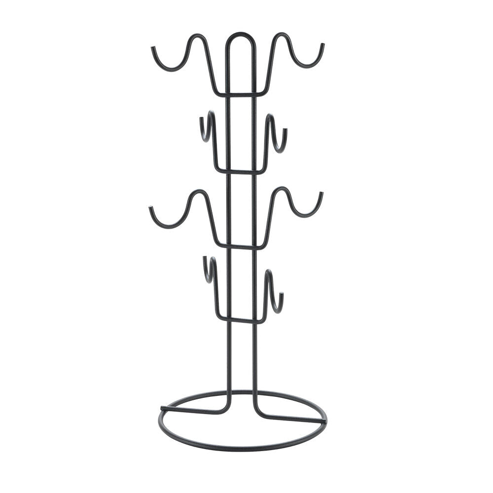 METALTEX 361129000 Mug-Tree Lava Tassenständer TouchTherm, matt schwarz / Tassenhalter / Becherhalter