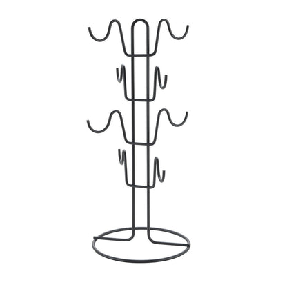 METALTEX 361129000 Mug-Tree Lava Tassenständer TouchTherm, matt schwarz / Tassenhalter / Becherhalter