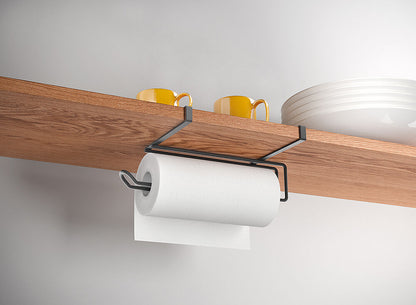 METALTEX 361135000 Easy Roll Lava Papierrollenhalter 35 x 18 x 10 cm TouchTherm, matt schwarz / Raumsparer
