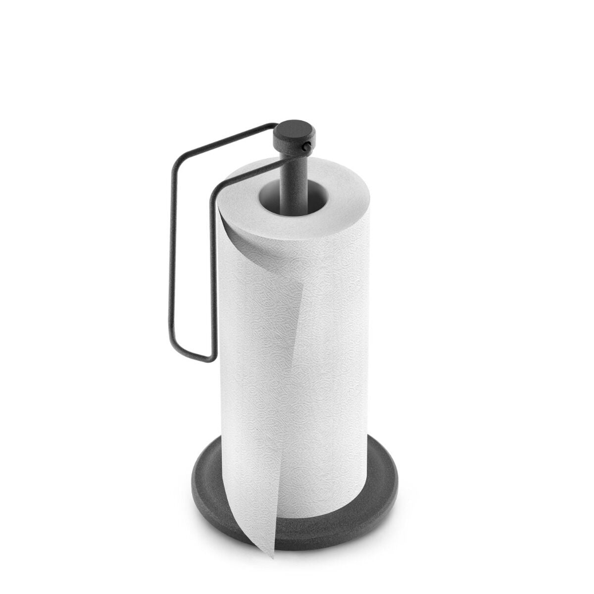 METALTEX 361138000 Rollstop Papierrollenhalter mit Abrollstopp, TouchTherm, matt schwarz