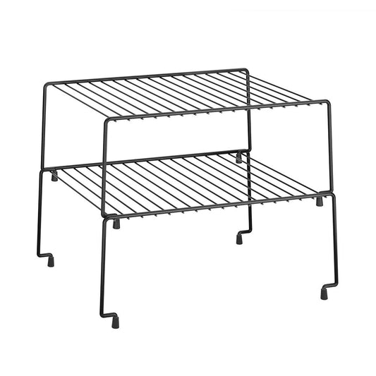 METALTEX 361306000 Level-2 Lava Schrankeinsatz 33 x 23 x 13 cm, 2er Set, TouchTherm, matt schwarz