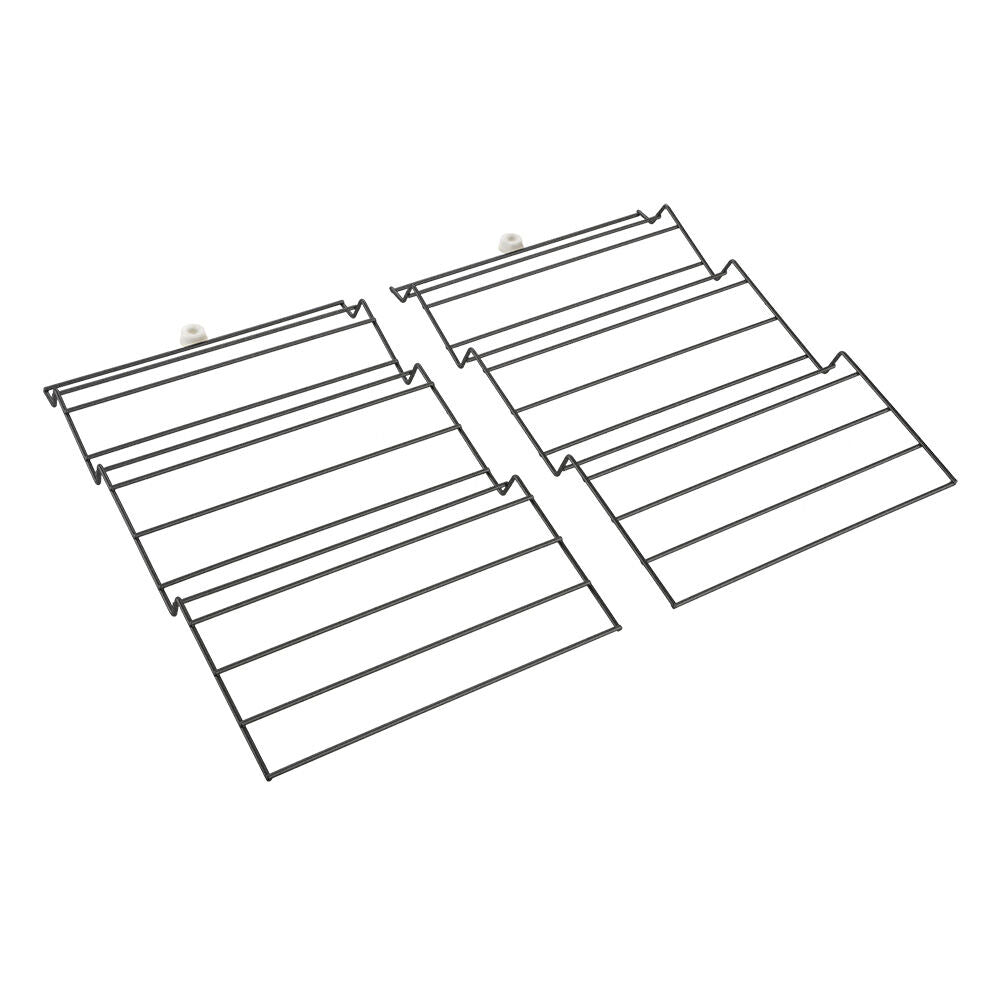 METALTEX 361375000 X-Pand Gewürzregal LAVA 26-51x47x3cm TouchTherm, ausziehbar / Gewürzeinsatz / Gewürzdoseneinsatz