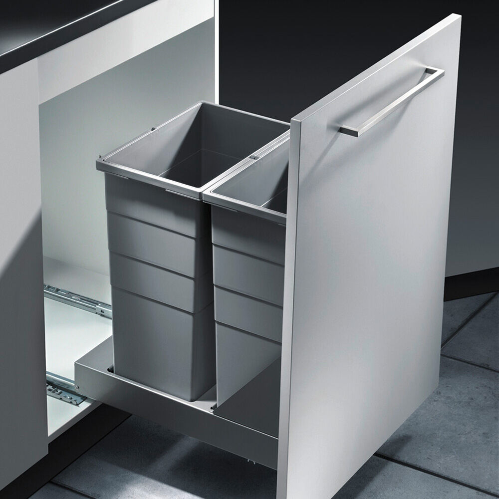 HAILO Abfallsorter 58 (2x29) Liter BOTTOM MOUNT 400 ab 40 cm Schrankbreite – Bild 3