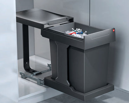HAILO Abfallsorter 20 Liter SOLO 20 ab 30 cm Schrankbreite – Bild 3
