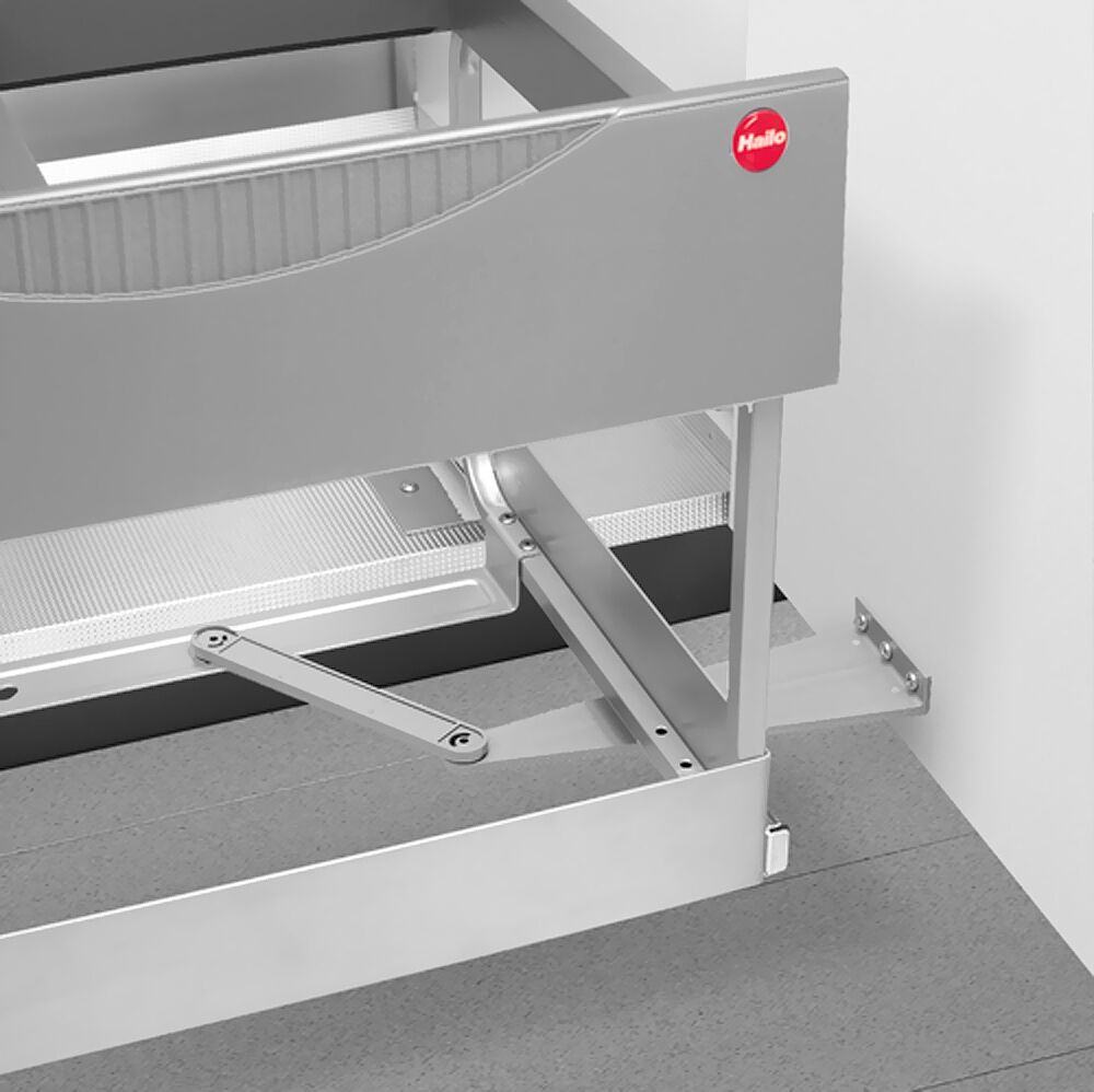 Abfallsorter Raumspar TANDEM 29 (1x12 + 2x8,5) Liter / Hailo TR-Swing 60.3/29M / ab 60 cm – Bild 4