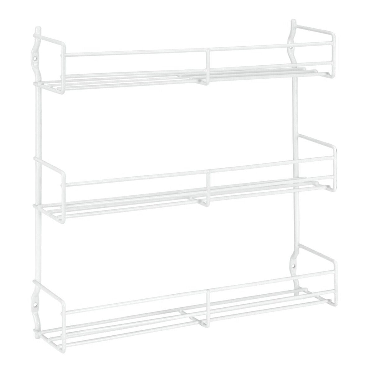METALTEX 364603095 Domino Gewürzboard mit 3 Etagen, 30x6x33 cm, weiß plastifiziert