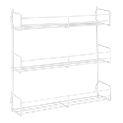 METALTEX 364603095 Domino Gewürzboard mit 3 Etagen, 30x6x33 cm, weiß plastifiziert