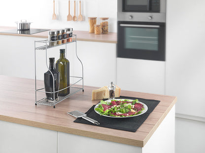 METALTEX 364652000 Balsamico Gewürzregal 2-Etg. 35 x 12 x 37 cm Polytherm / Raumsparer