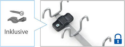 METALTEX 364930000 My-Hooks Multihalterung 6 x 25 x 6 cm Polytherm / Raumsparer