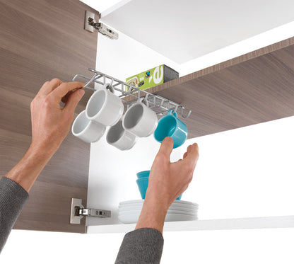 METALTEX 364937000 Slide-Hooks Multihalterung für Tassen, Becher und Küchenutensilien, PolyTherm