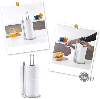 METALTEX 364940002 My Roll Papierrollenhalter 15 x 32 cm PolyTherm, silber