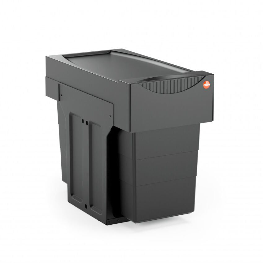 HAILO 3666851 AS Tandem 15/15 Black Edition Abfallsorter mit 30 (2x15) Liter Abfallvolumen ab 30 cm Schrankbreite – Bild 3