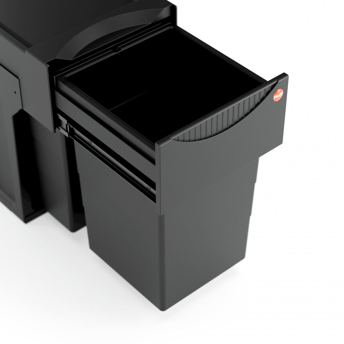 HAILO 3666851 AS Tandem 15/15 Black Edition Abfallsorter mit 30 (2x15) Liter Abfallvolumen ab 30 cm Schrankbreite – Bild 4