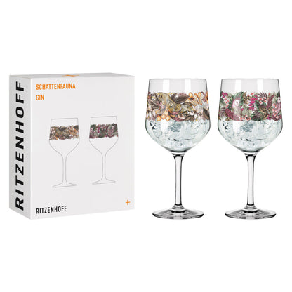 Ritzenhoff 3691002 Gin Kelch 2er-Set 002 SCHATTENFAUNA Maggie Enterrios 2021