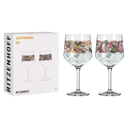 Ritzenhoff 3691002 Gin Kelch 2er-Set 002 SCHATTENFAUNA Maggie Enterrios 2021