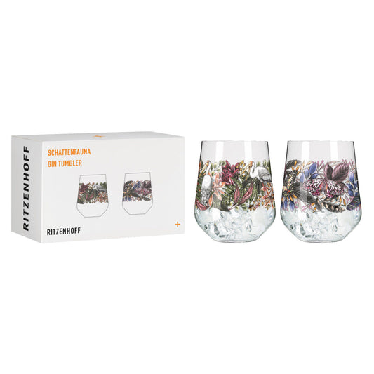 Ritzenhoff 3701001 Gin Tumbler 2er-Set 001 SCHATTENFAUNA Maggie Enterrios 2021