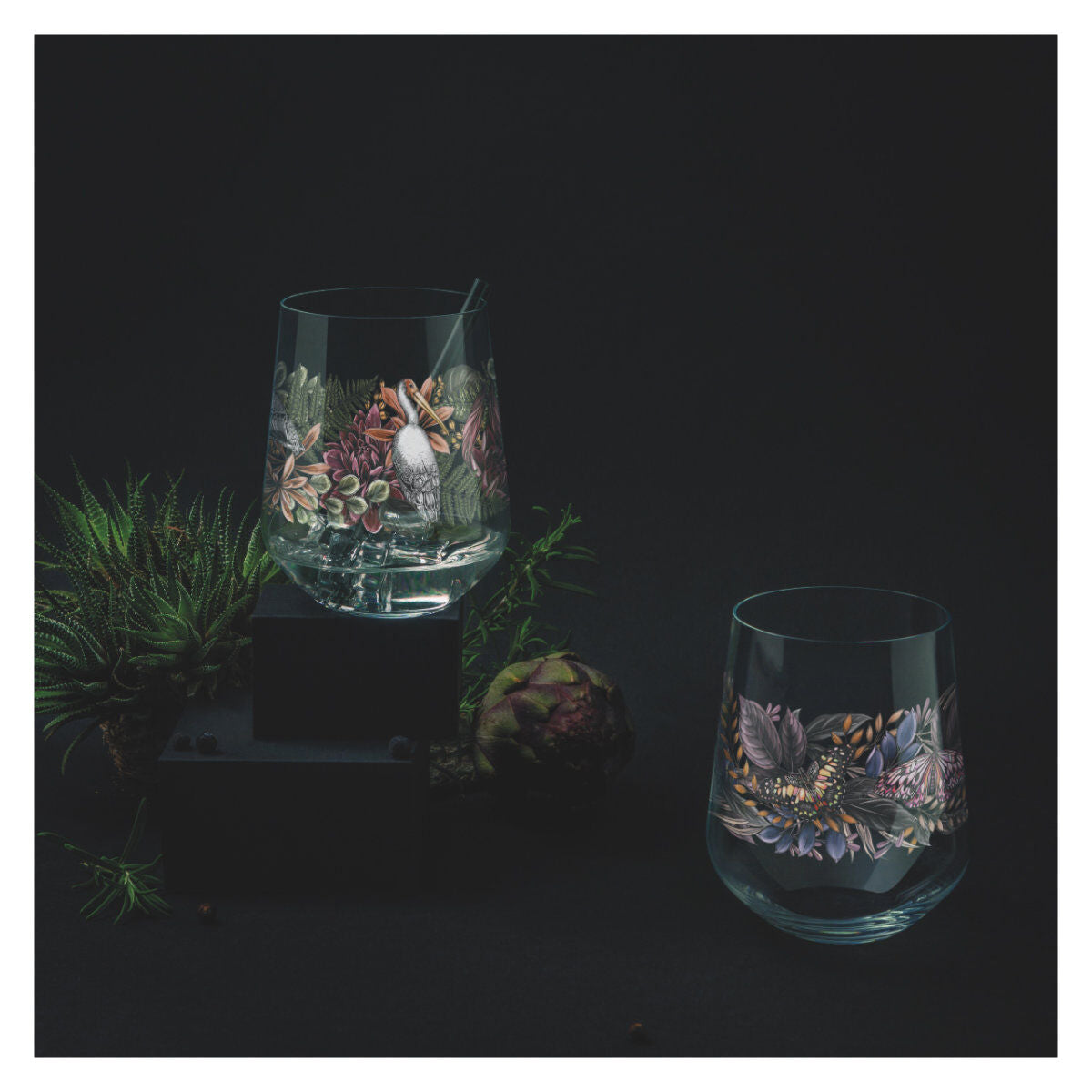 Ritzenhoff 3701001 Gin Tumbler 2er-Set 001 SCHATTENFAUNA Maggie Enterrios 2021
