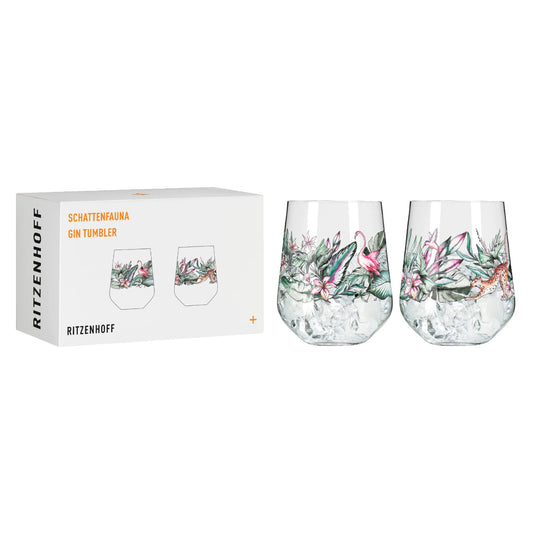 Ritzenhoff 3701003 Gin Tumbler 2er-Set #5, #6 SCHATTENFAUNA RDT 2024