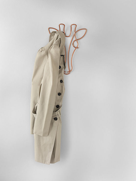 METALTEX 370103000 Safari Wandgarderobe Giraffe 20 x 33 cm, Polytherm Copper